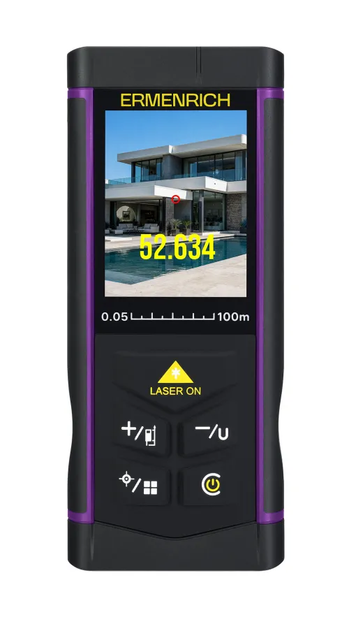 képe Ermenrich PRO LR100 lézeres mérő, kamerával,  4