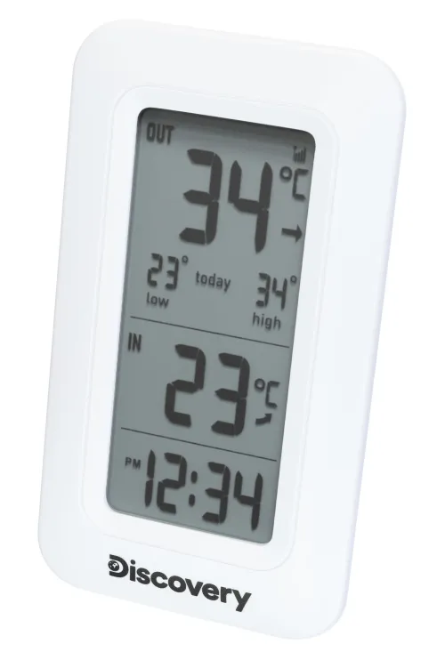 képe Levenhuk Discovery Report W10 órával rendelkező időjárás-állomás,  4