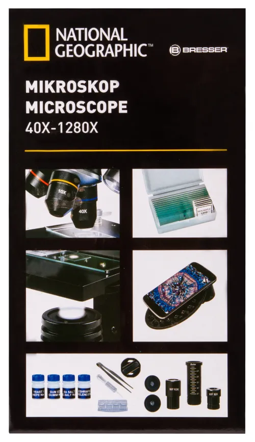 fényképe Bresser National Geographic 40x–1280x mikroszkóp okostelefon-adapterrel,  20