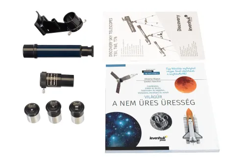 fényképe Levenhuk Discovery Sky T76 teleszkóp könyvvel,  3