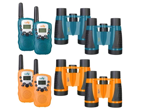 fotója Levenhuk LabZZ WTT10 walkie-talkie és kétszemes távcső készlet,  2