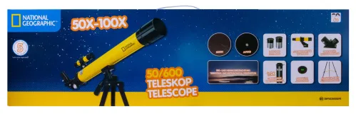 képe Bresser National Geographic 50/600 AZ teleszkóp tartóval,  13