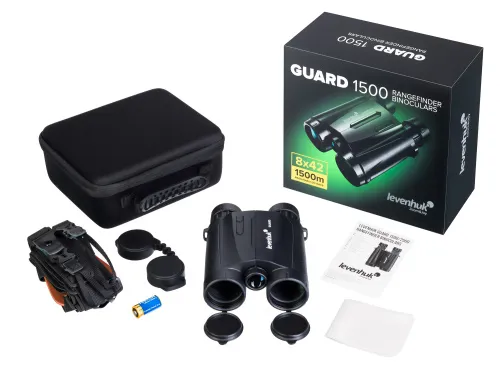képe Levenhuk Guard 1500 távolságmérős kétszemes távcső,  2