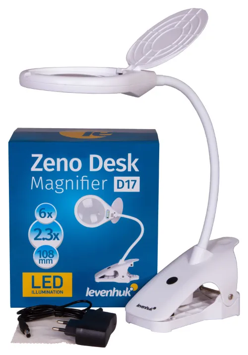 fényképe Levenhuk Zeno Desk D17 nagyító,  2