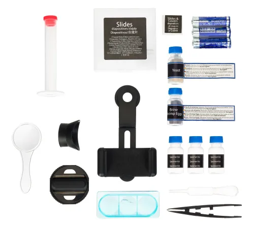 fotója Bresser Junior 40x-640x mikroszkóp, lila,  16