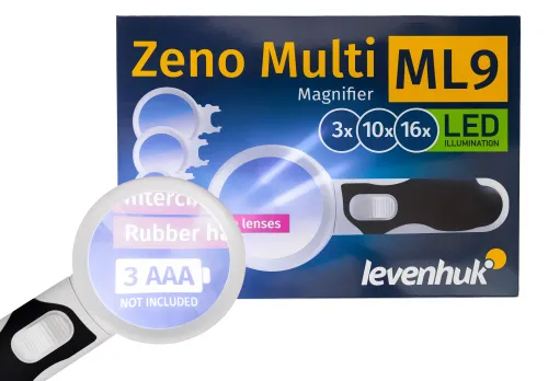 6463664 Levenhuk Zeno Multi ML9 nagyító,  9