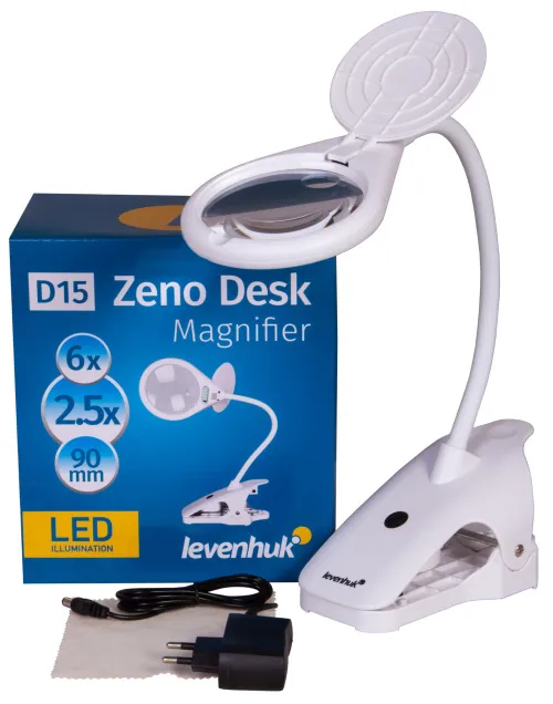 képe Levenhuk Zeno Desk D15 nagyító,  2
