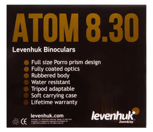 fényképe Levenhuk Atom 8x30 kétszemes távcső,  15