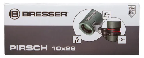 6463664 Bresser Pirsch 10x26 kétszemes távcső,  16