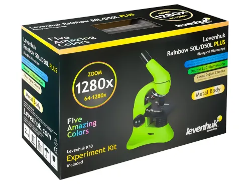 képe Levenhuk Rainbow 50L PLUS mikroszkóp,  19
