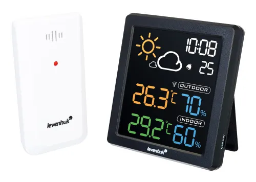 fényképe Levenhuk Wezzer BASE L80 hőmérséklet- és páratartalom-mérő,  4