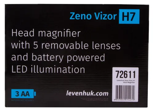 6463664 Levenhuk Zeno Vizor H7 fejre rögzíthető nagyító,  14