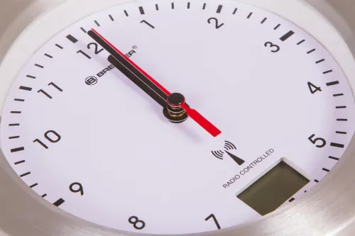 6463664 Bresser MyTime Bath vízálló fali óra, fehér,  4