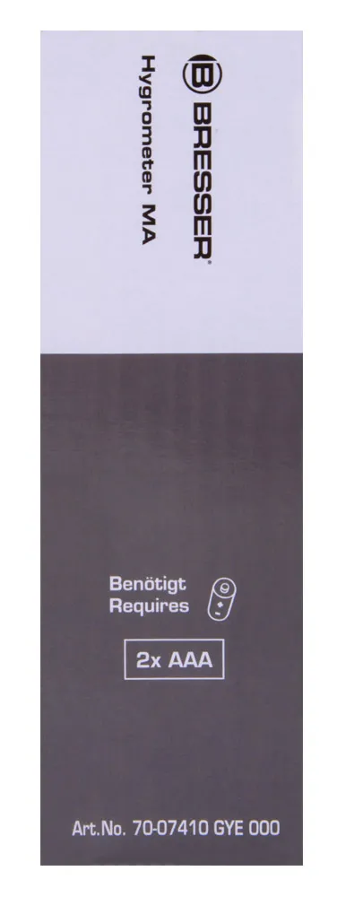 6463664 Bresser penészedés-riasztó higrométer, fehér,  11