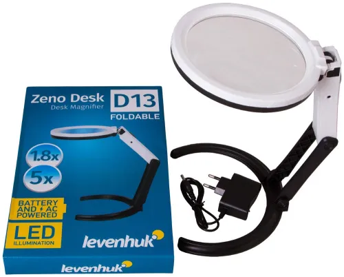 6463664 Levenhuk Zeno Desk D13 nagyító,  3