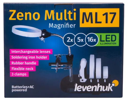 fotója Levenhuk Zeno Multi ML17 fekete nagyító,  13