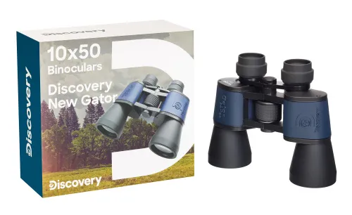 képe Levenhuk Discovery New Gator 10x50 kétszemes távcső,  5