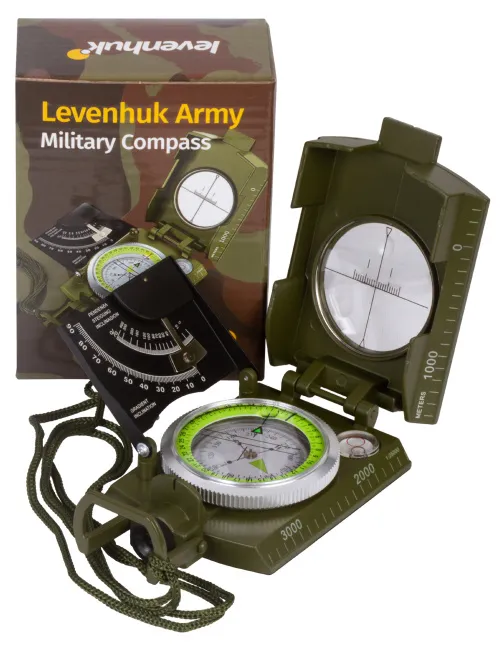 6463664 Levenhuk Army AC20 iránytű,  13