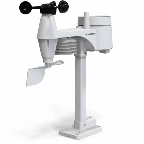 fényképe Bresser 5 az 1-ben Wi-fi-kompatibilis színes kijelzős időjárás állomás, fehér,  3