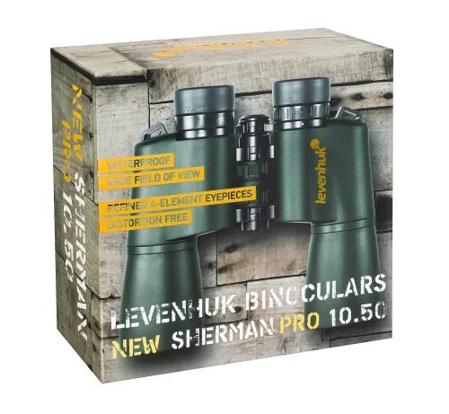 fotója Levenhuk New Sherman PRO 10x50 kétszemes távcső,  13