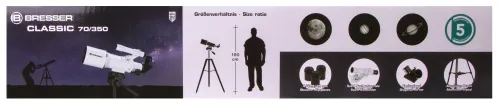 fotója Bresser Classic 70/350 AZ teleszkóp,  17