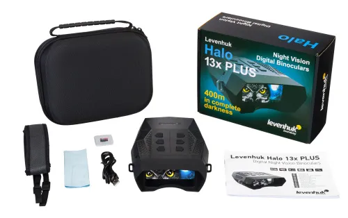 képe Levenhuk Halo 13X PLUS digitális éjjellátó kétszemes távcső,  2