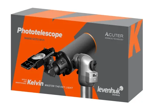 fotója Levenhuk Kelvin MAK90 AZ GOTO Wi-Fi fototeleszkóp,  9
