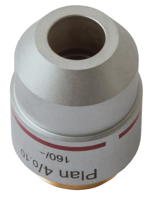 6463664 Levenhuk MED 4x plan-akromatikus objektív,  4