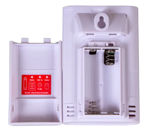 fényképe Bresser TemeoTrend JC LCD RC időjárás állomás (falióra), fehér,  9