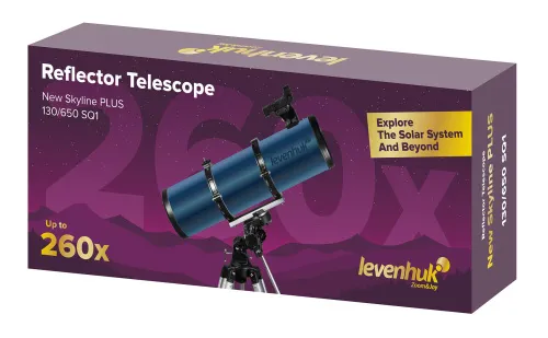 képe Levenhuk New Skyline PLUS 130/650 SQ1 teleszkóp,  2