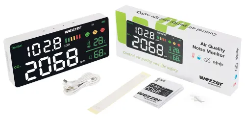 fotója Levenhuk Wezzer Air PRO CN20 levegőminőség-/zajérzékelő,  2