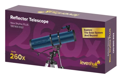 képe Levenhuk New Skyline PLUS 130/900 EQ2 teleszkóp,  2