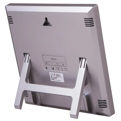 6463664 Bresser TemeoTrend JC LCD RC időjárás állomás (falióra), ezüst,  5