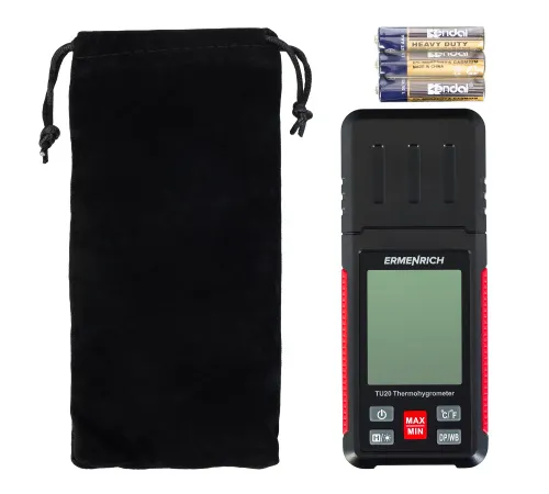 fényképe Ermenrich Wett TU20 hőmérséklet- és páratartalom-mérő,  8