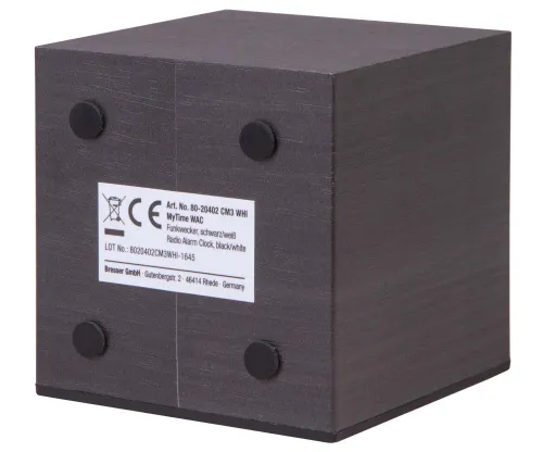 fotója Bresser MyTime WAC asztali ébresztőóra, fekete,  8
