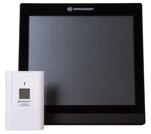képe Bresser TemeoTrend JC LCD RC időjárás állomás (falióra), fekete,  7