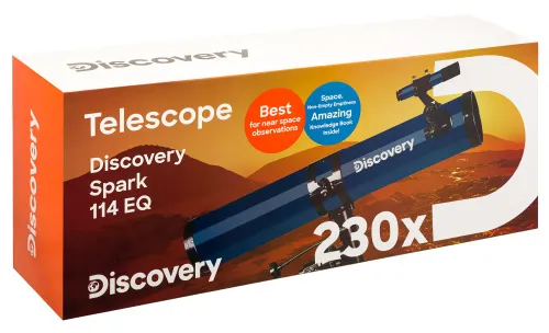 fotója Levenhuk Discovery Spark 114 EQ teleszkóp könyvvel,  15