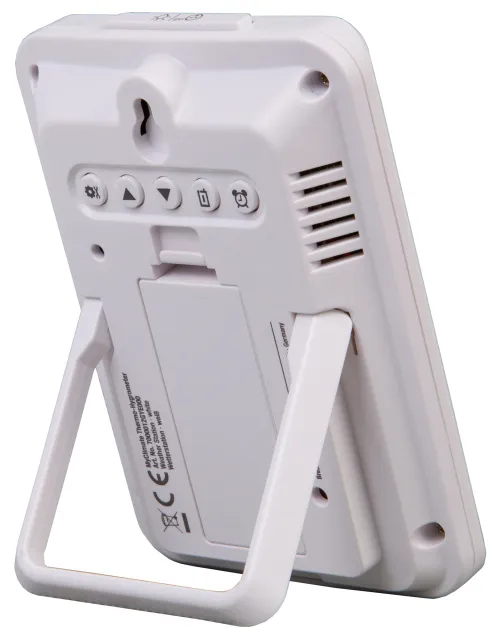 6463664 Bresser MyClimate hő / higrométeróra, fehér,  7