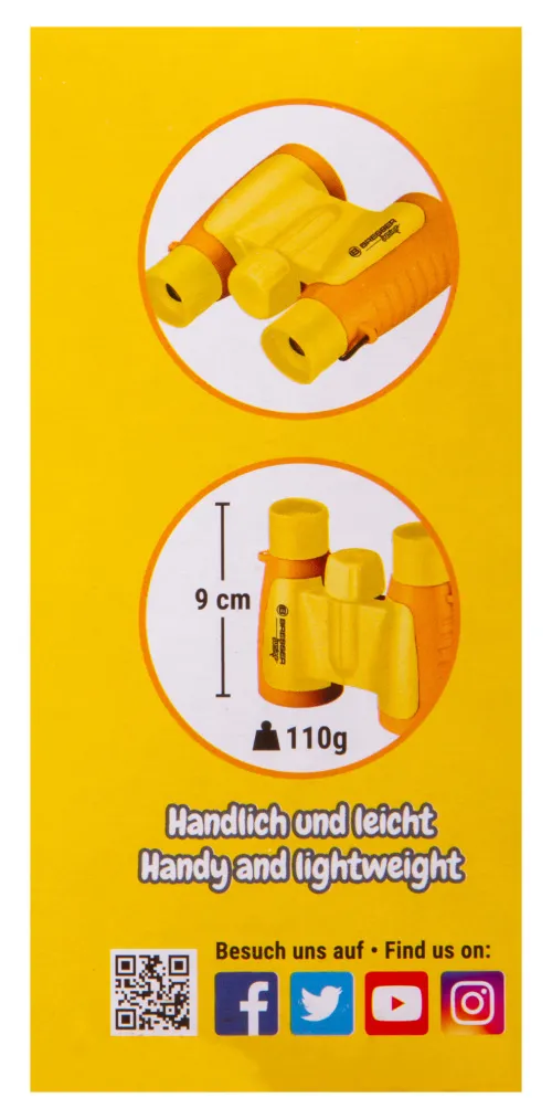 fotója Bresser Junior 3x30 kétszemes távcső gyermekek részére,  3