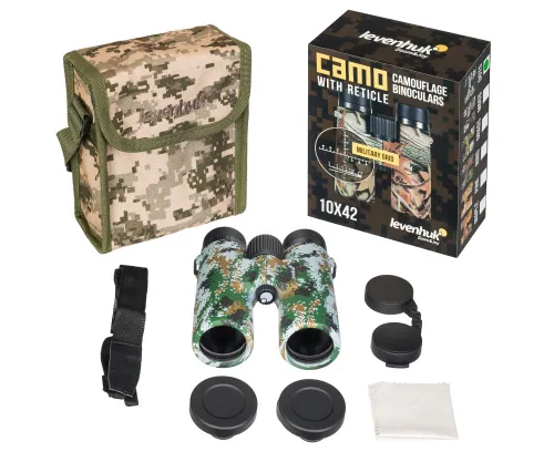 fotója Levenhuk Camo 10x42 kétszemes távcső irányzékkal,  5