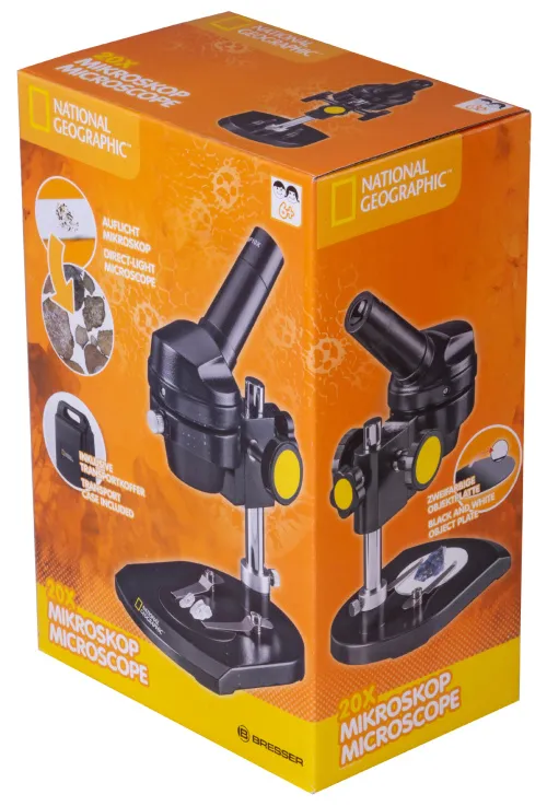 képe Bresser National Geographic 20x mikroszkóp, monokuláris,  13