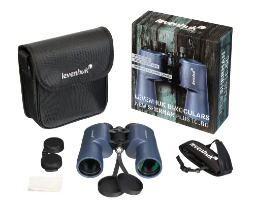 képe Levenhuk New Sherman PLUS 10x50 kétszemes távcső,  4