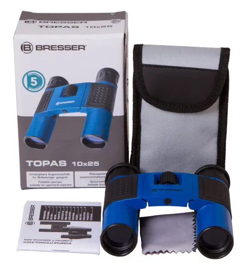 képe Bresser Topas 10x25 kétszemes távcső,  6
