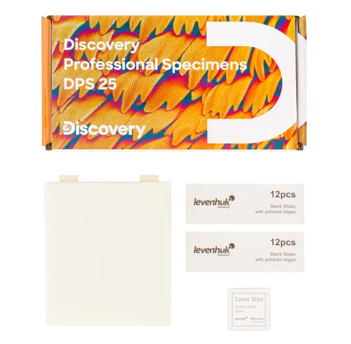 fényképe Levenhuk Discovery Prof DPS 25 mikropreparátum mintakészlet. „Biológia, madarak stb.”,  4