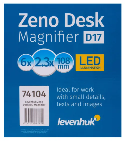 fényképe Levenhuk Zeno Desk D17 nagyító,  13
