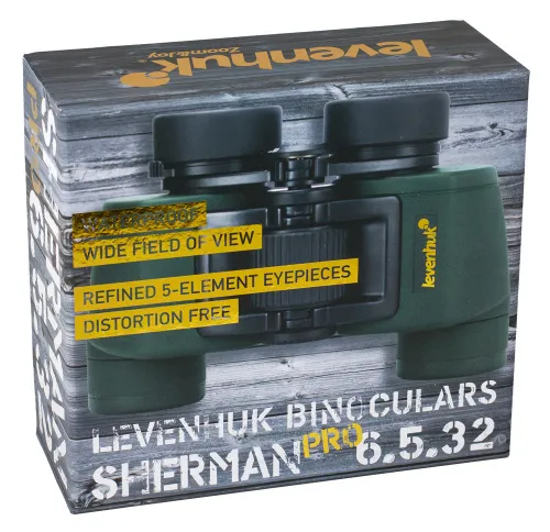 6463664 Levenhuk Sherman PRO 6,5x32 kétszemes távcső,  8