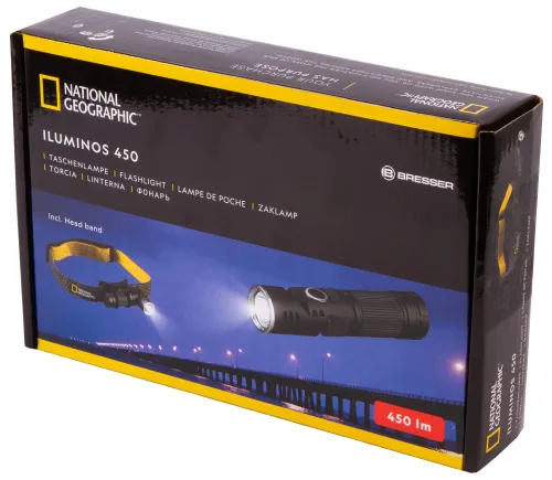 fotója Bresser National Geographic ILUMINOS 450 LED zseblámpa fejpánttal,  11