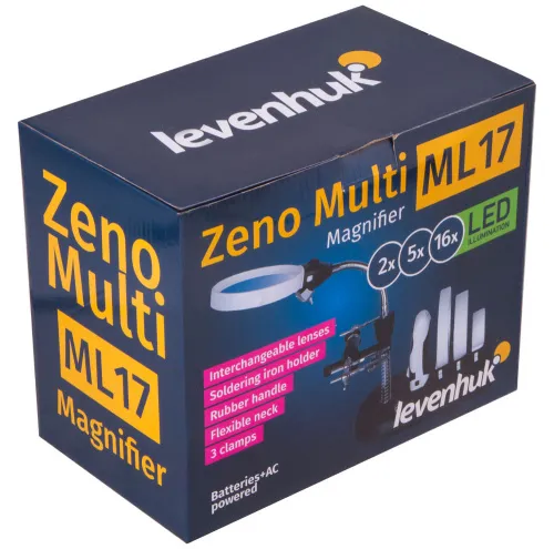 fotója Levenhuk Zeno Multi ML17 fekete nagyító,  12