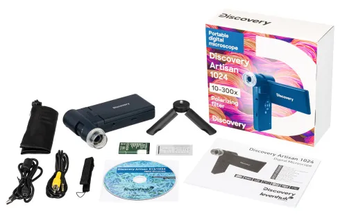 6463664 Levenhuk Discovery Artisan 1024 digitális mikroszkóp,  3