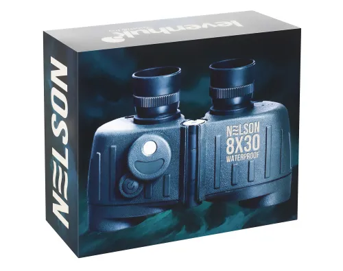fotója Levenhuk Nelson 8x30 kétszemes távcső hajszálkereszttel és iránytűvel,  14